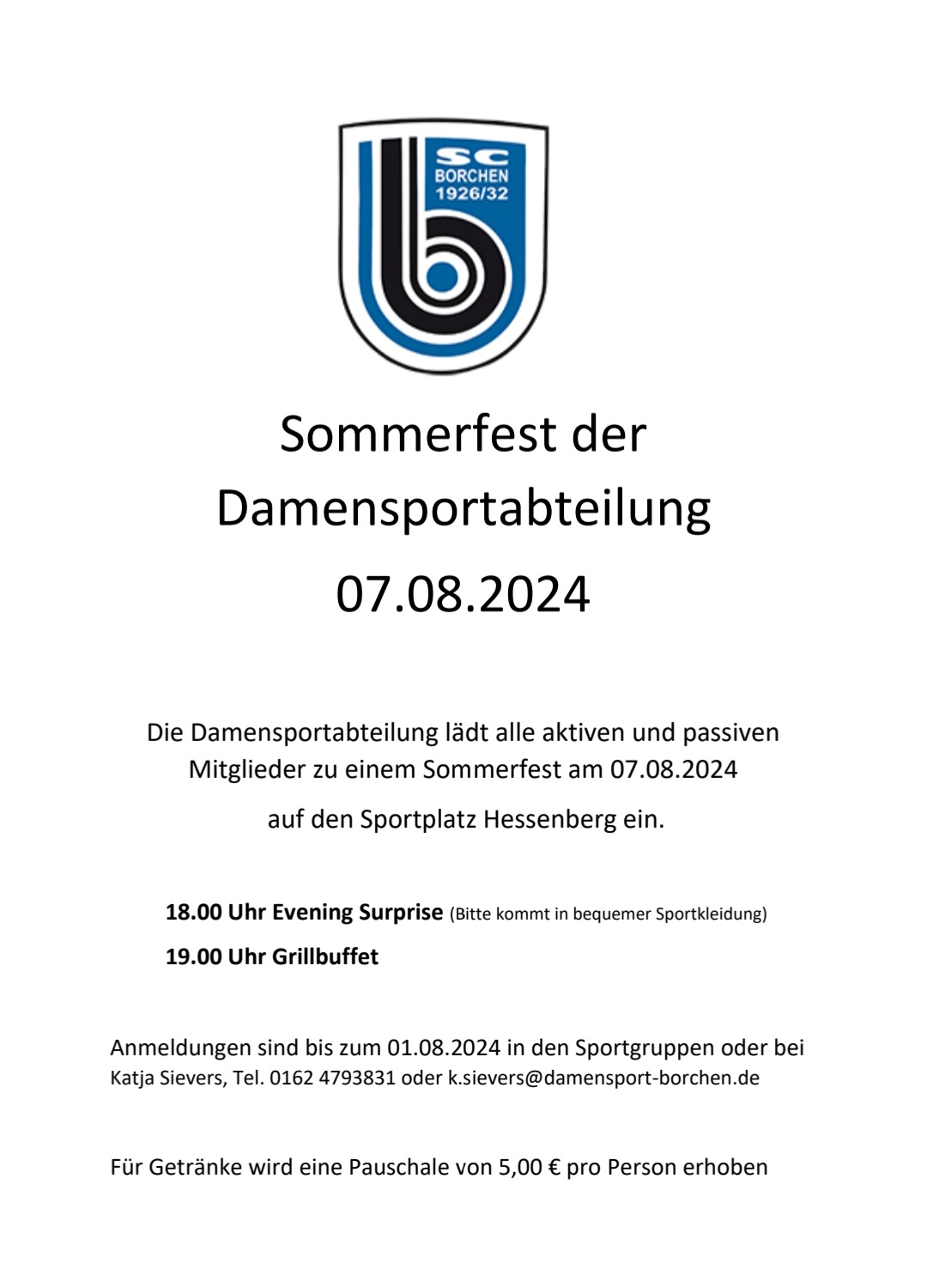 You are currently viewing Einladung zum Sommerfest